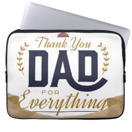 Bester Vater – Danke-Design Laptopschutzhülle