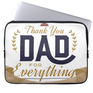 Bester Vater – Danke-Design Laptopschutzhülle