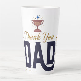 Bester Vater – Danke-Design Milchtasse