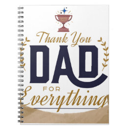Bester Vater – Danke-Design Notizblock