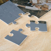 Bester Vater der blauen Welt 7 Foto-Collage Puzzle (Seite)