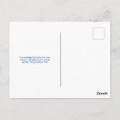 Bester Vater der Illustrierten Trophäe aller Zeite Postkarte (Rückseite)