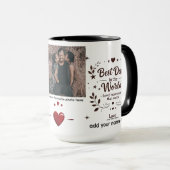 Bester Vater der Welt - 15 oz Combo Personalisiert Tasse (VorderseiteRechts)