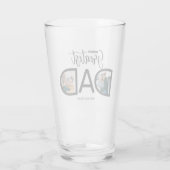 Bester Vater der Welt 2 Foto Glas (Rückseite)
