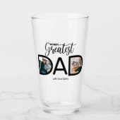 Bester Vater der Welt 2 Foto Glas (Vorderseite)
