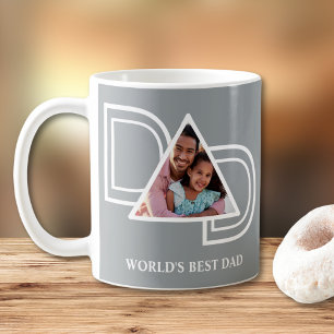 Bester Vater der Welt Benutzerdefiniertes Foto Kaffeetasse