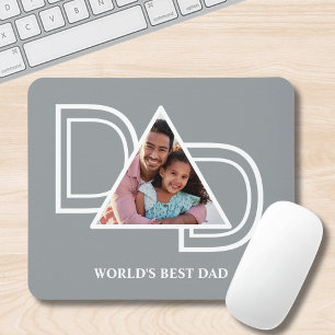 Bester Vater der Welt Benutzerdefiniertes Foto Mousepad
