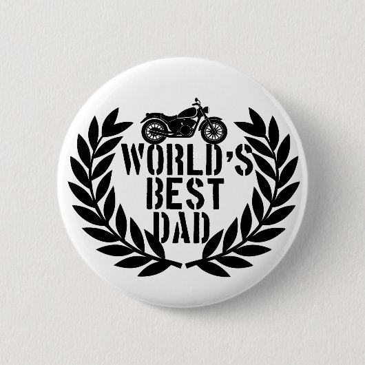 Bester Vater der Welt Button (Vorderseite)