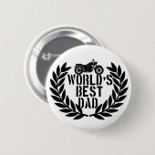 Bester Vater der Welt Button (Vorne & Hinten)