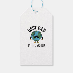 Bester Vater der Welt Earth Schnurrbart Shirt Desi Geschenkanhänger