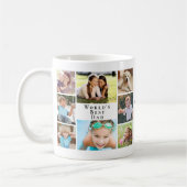 Bester Vater der Welt Foto-Collage Kaffeetasse (Links)