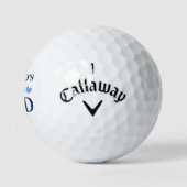 Bester Vater der Welt  Golfball (Logo)