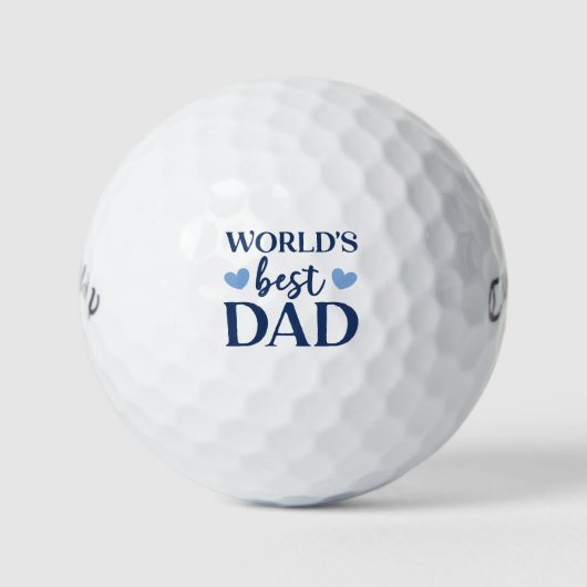 Bester Vater der Welt  Golfball (Vorderseite)