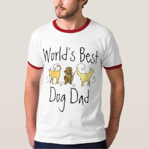 Bester Vater der Welt Hunde T-Shirt