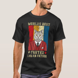 Bester Vater der Welt, ich meine, bester Katzenvat T-Shirt