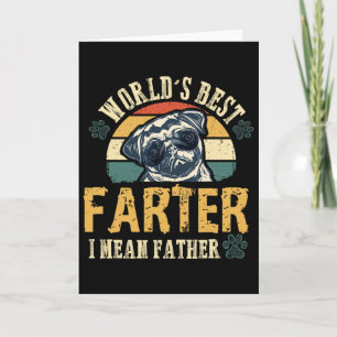 Bester Vater der Welt, ich meine, Vater, Bester Va Karte