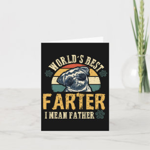 Bester Vater der Welt, ich meine Vater, Bester Vat Karte