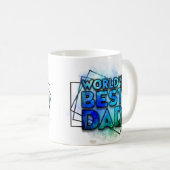 Bester Vater der Welt Kaffeetasse (VorderseiteRechts)