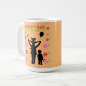 Bester Vater der Welt Kaffeetasse (Vorderseite Links)