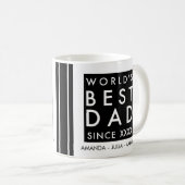 Bester Vater der Welt Kaffeetasse (VorderseiteRechts)