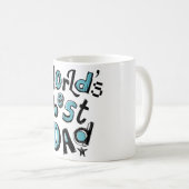 Bester Vater der Welt Kaffeetasse (VorderseiteRechts)