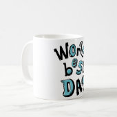 Bester Vater der Welt Kaffeetasse (Vorderseite Links)