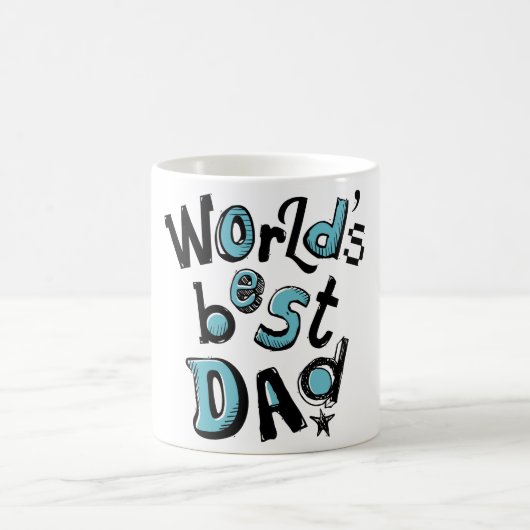 Bester Vater der Welt Kaffeetasse (Mittel)