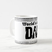 Bester Vater der Welt Kaffeetasse (Vorderseite Links)