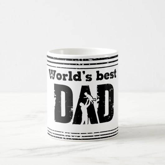 Bester Vater der Welt Kaffeetasse (Mittel)