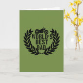 Bester Vater der Welt Karte (Gelbe Blume)