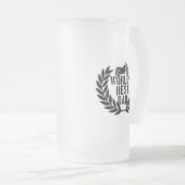 Bester Vater der Welt  Mattglas Bierglas (VorderseiteRechts)