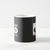 Bester Vater der Welt mit individuellem Foto Kaffeetasse (Mittel)