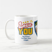 Bester Vater der Welt mit Liebe individuell Kaffeetasse (Links)