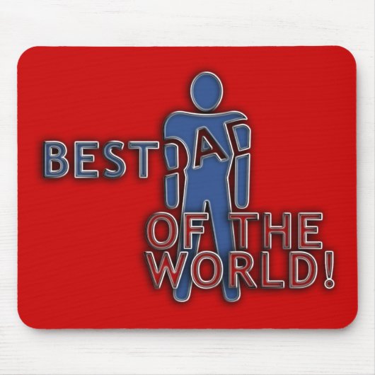 BESTER VATER DER WELT MOUSEPAD (Vorne)