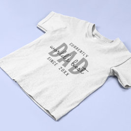 Bester Vater der Welt seit 20XX Einfaches Dad-T-Sh T-Shirt