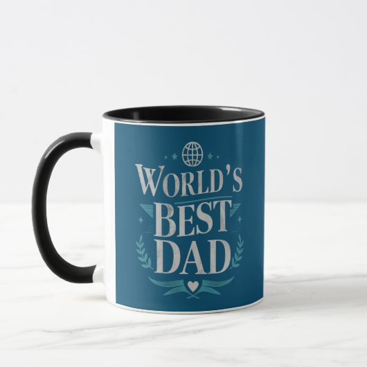 Bester Vater der Welt Tasse (Links)