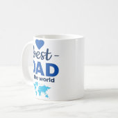 Bester Vater der Welt Tasse | Vatertagstasse (Vorderseite Links)