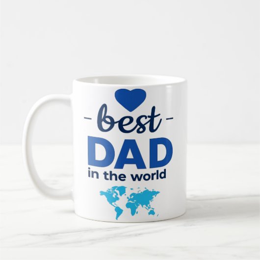 Bester Vater der Welt Tasse | Vatertagstasse (Links)