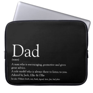 Bester Vater der Welt Vater Daddy Definition Schwa Laptopschutzhülle