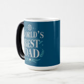 Bester Vater der Welt Verwandlungstasse (Vorderseite Links)