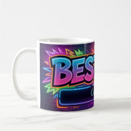 "BESTER VATER" Design mit Platzhalter für benutzer Kaffeetasse