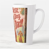 Bester Vater Digitale Kunst, Dichtung und Musik Milchtasse (Rechts)