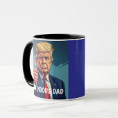 BESTER VATER DONALD TRUMP KAFFEETASSE (Vorderseite Links)