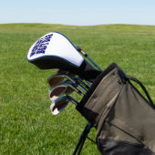 Bester Vater dunkelblau 3D-Text Golf Headcover (In SItu)