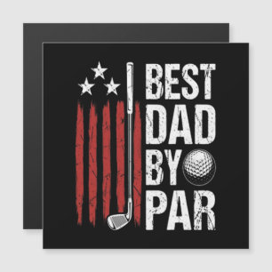 Bester Vater Durch Par Golf Humor Magnetkarte
