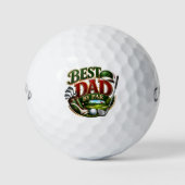 BESTER VATER DURCH PAR GOLFBALL (Vorderseite)