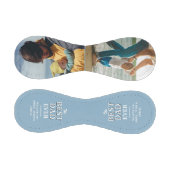 Bester Vater Dusty Blue Vatertag FotoCollage Baseball (Paneele)