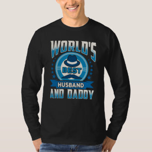 Bester Vater Ehemann Vatertag der Welt T-Shirt