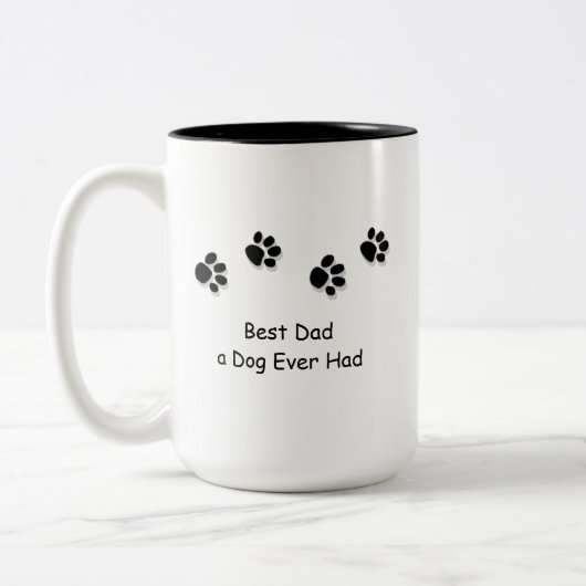 Bester Vater ein Hund hatte überhaupt Tasse (Links)