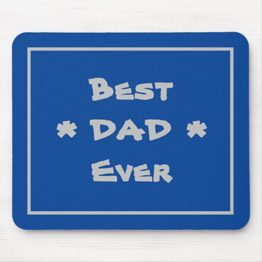 Bester Vater Einfach Elegant Modernes Design Mousepad (Vorne)